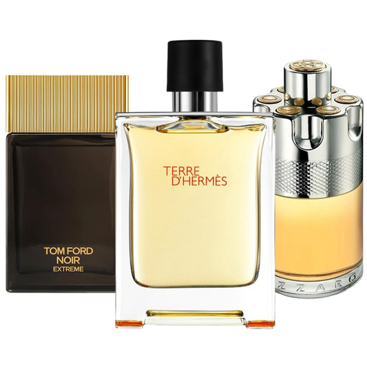 Zestaw 3 perfum Terre de’Herme, Azzaro Wanted, Tom Ford Noir Extreme 100ml